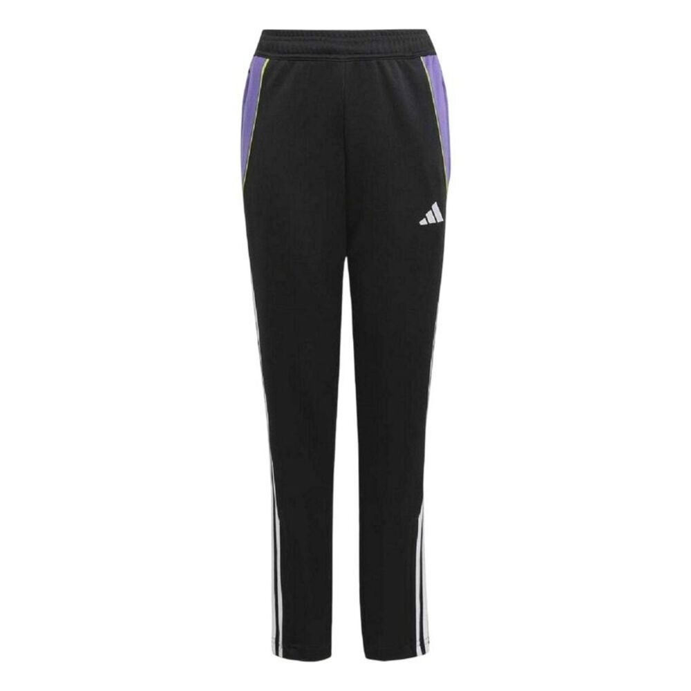 Adidas Childrens/Kids Tiro Colour Block Tapered Tracksuit Bottoms / Black
